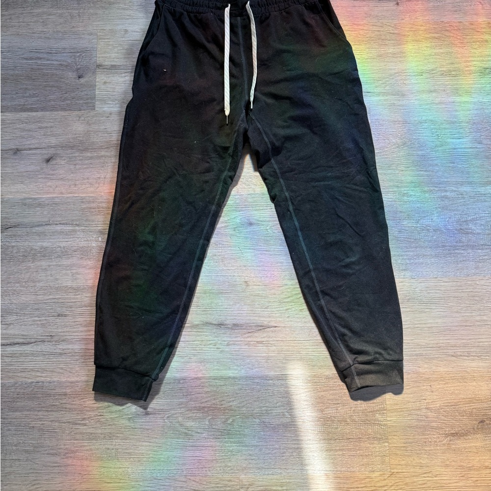 Vuori Halo Performance jogger - Black heather - Size SMALL